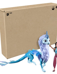Disney's Raya and The Last Dragon Color Splash Raya and Sisu Dragon, Water Toy for Kids 3 and Up

