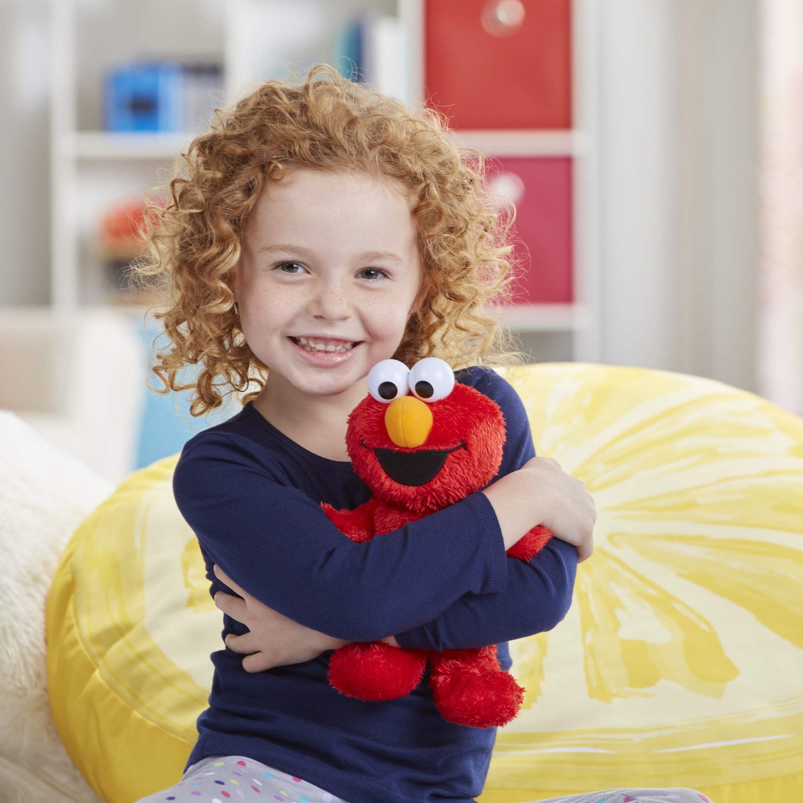 Sesame Street Little Laughs Tickle Me Elmo, Talking, Laughing 10-Inch Plush Toy for Toddlers, Kids 12 Months & Up