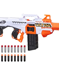 NERF Ultra Select Fully Motorized Blaster, Fire for Distance or Accuracy, Includes Clips and Darts, Compatible Only Ultra Darts
