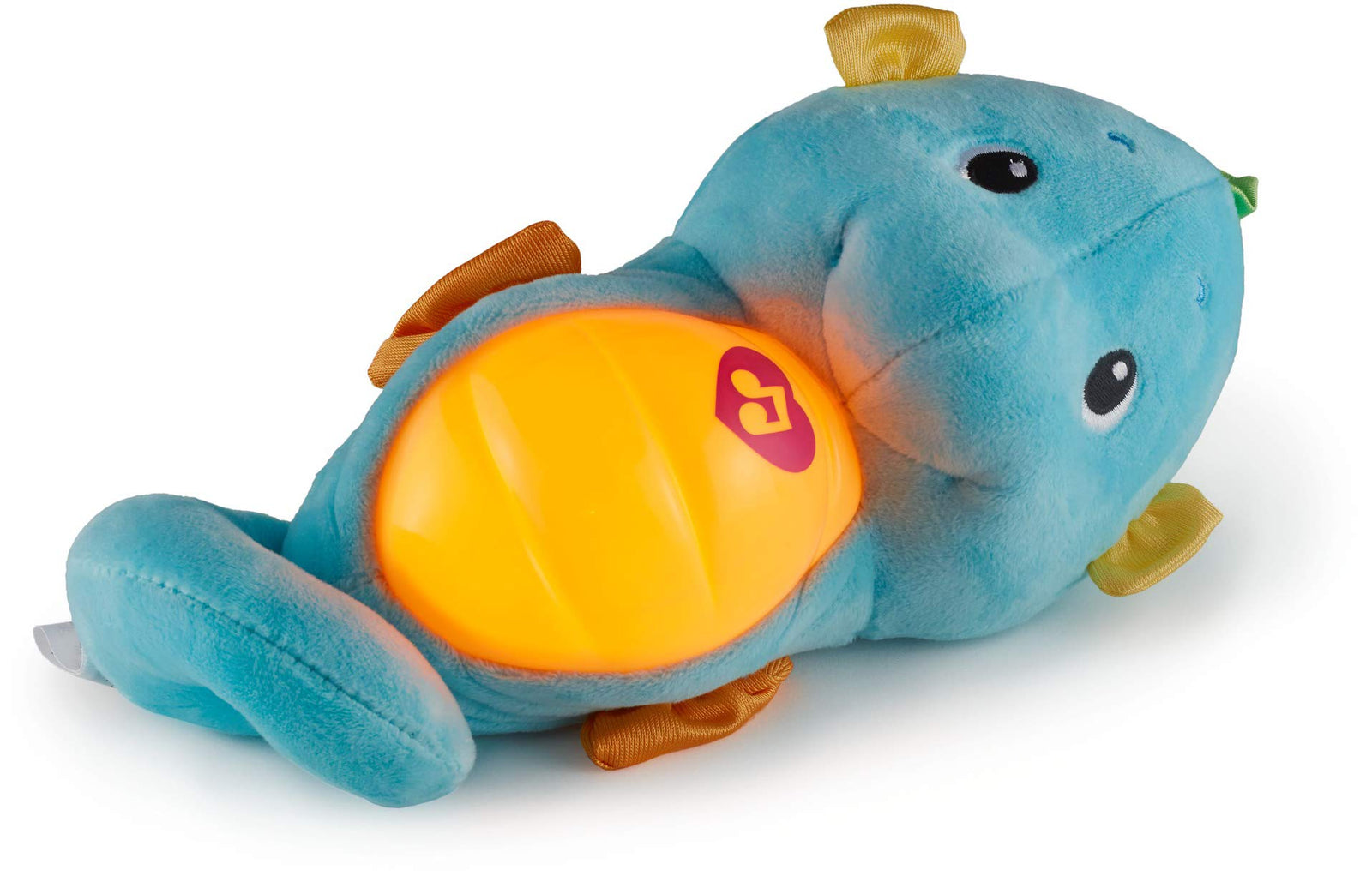 Fisher-Price Soothe & Glow Seahorse, Blue, Plush Musical Toy for Baby from Birth and Up