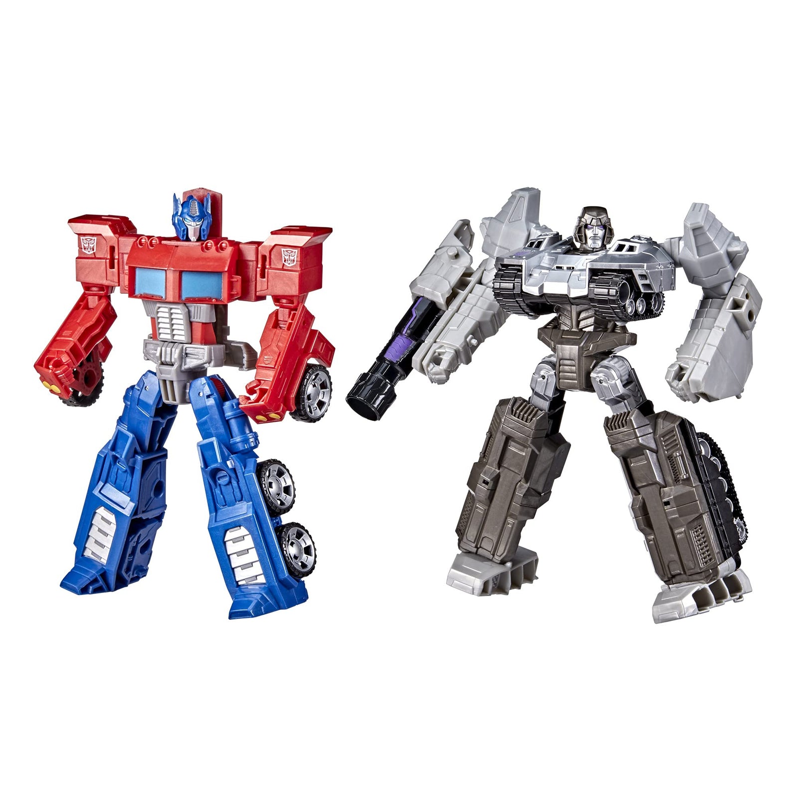 Transformers Toys Heroes and Villains Optimus Prime and Megatron 2-Pack Action Figures - for Kids Ages 6 and Up, 7-inch