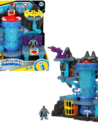 Fisher-Price Imaginext DC Super Friends Bat-Tech Batcave, Batman playset with Lights and Sounds for Kids Ages 3 to 8 Years
