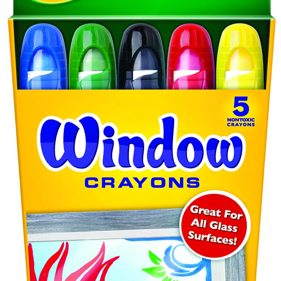Crayola Washable Window Crayons - 5-count