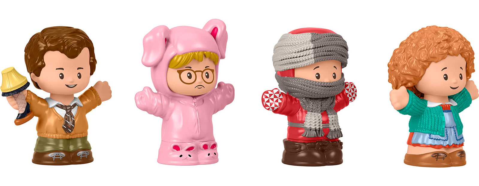 Fisher-Price Little People Collector A Christmas Story, Special Edition Figure Set with 4 Characters from The Classic Holiday Movie