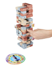 Hasbro Gaming Jenga: Fortnite Edition Game, Wooden Block Stacking Tower Game for Fortnite Fans, Ages 8 & Up
