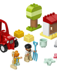 LEGO DUPLO Town Farm Tractor & Animal Care 10950 Creative Playset for Toddlers with a Toy Tractor and 2 Sheep, New 2021 (27 Pieces)

