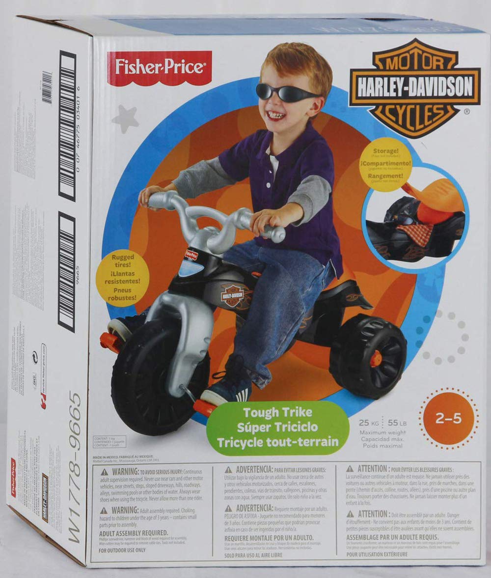 Fisher-Price Harley-Davidson Tough Trike [Amazon Exclusive] , Black