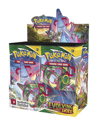Pokemon Sword and Shield Evolving Skies Booster Display Box - 36 Packs of 10 Cards
