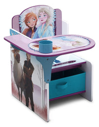 Delta Children Chair Desk with Storage Bin, Disney Frozen II
