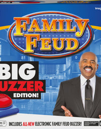 Family Feud Big Buzzer Game, Amazon Exclusive “Buzz in” with The Electronic Buzzer Board Game for Hilarious Family Fun, Ages 8 and up
