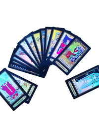 78 Holographic Tarot Cards, Rider Waite Tarot Cards with Guidebook, Tarot Cards Deck Future Telling Game
