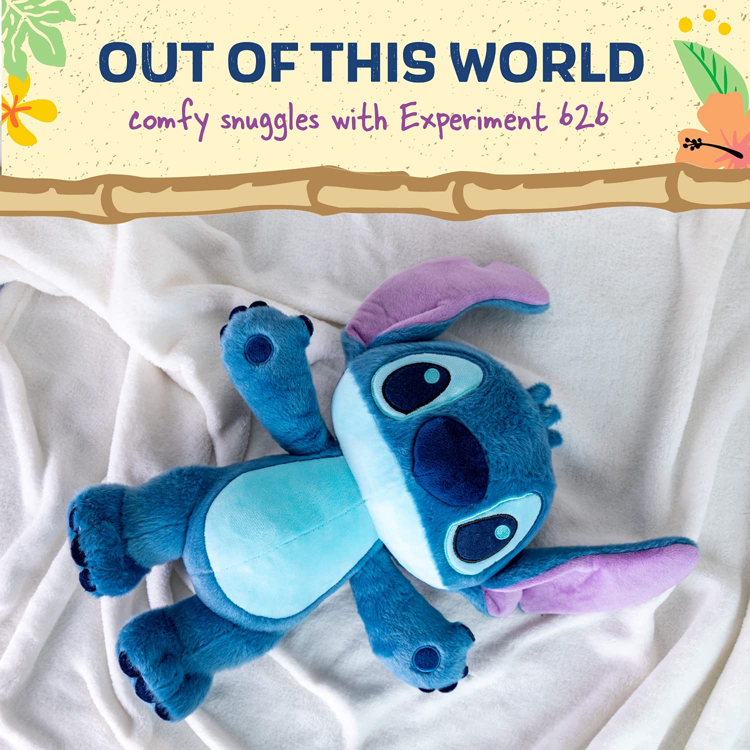 KIDS PREFERRED Disney Baby Stitch Stuffed Animal Plush, 15 Inches