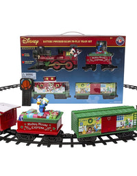 Lionel Disney Mickey Mouse Express Ready-to-Play Set, Battery-powered Model Train with Remote
