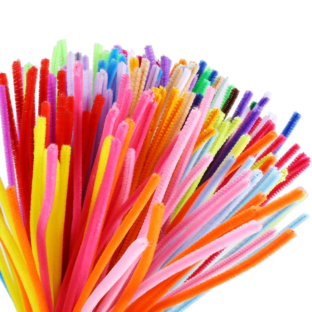 Caydo 324 Pieces Pipe Cleaners 27 Colors Chenille Stems for DIY Art Creative Crafts Decorations (6 mm x 12 Inch)