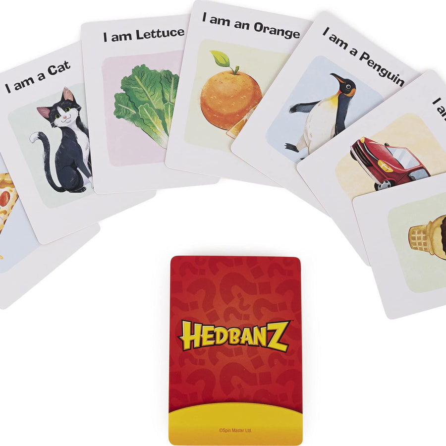 Spin Master Hedbanz Picture Guessing Board Game New Edition, for Families and Kids Ages 8 and up