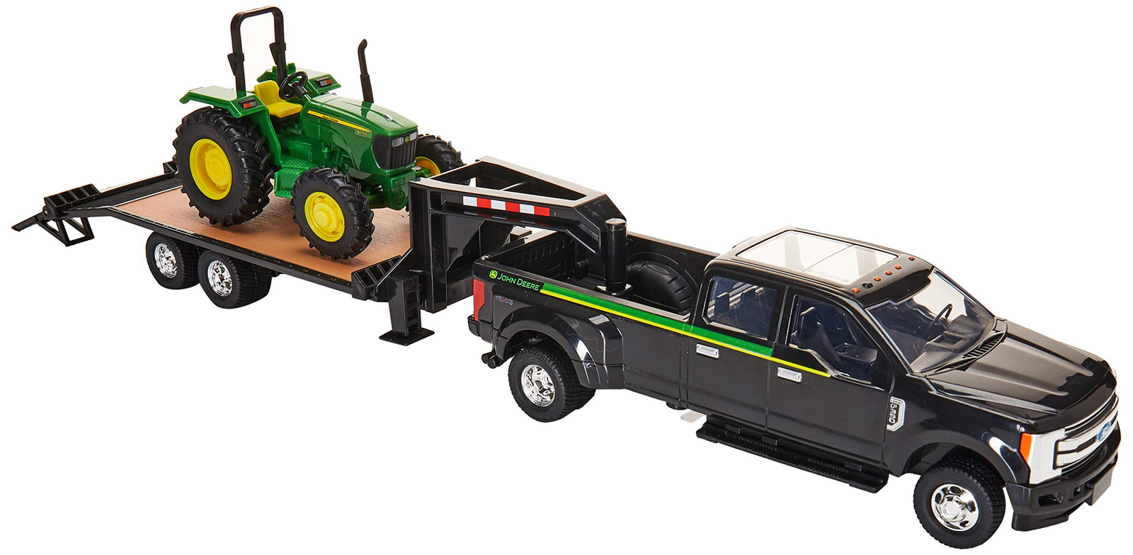 TOMY John Deere Tractor & Ford Pickup with Gooseneck Trailer