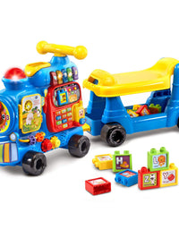VTech Sit-to-Stand Ultimate Alphabet Train, Blue
