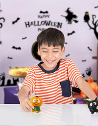 heytech 6 Packs Halloween Squishies Toys Slow Rising: Gift Box Includes Spooky, Pumpkin, Zombie,Black Cat,Mummy, Vampire Soft Squishy Toys Great Sensory Toys for Girls,Boys,Kids…

