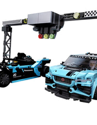 LEGO Speed Champions Formula E Panasonic Jaguar Racing Gen2 car and Jaguar I-PACE eTROPHY 76898 Building Kit (564 Pieces)
