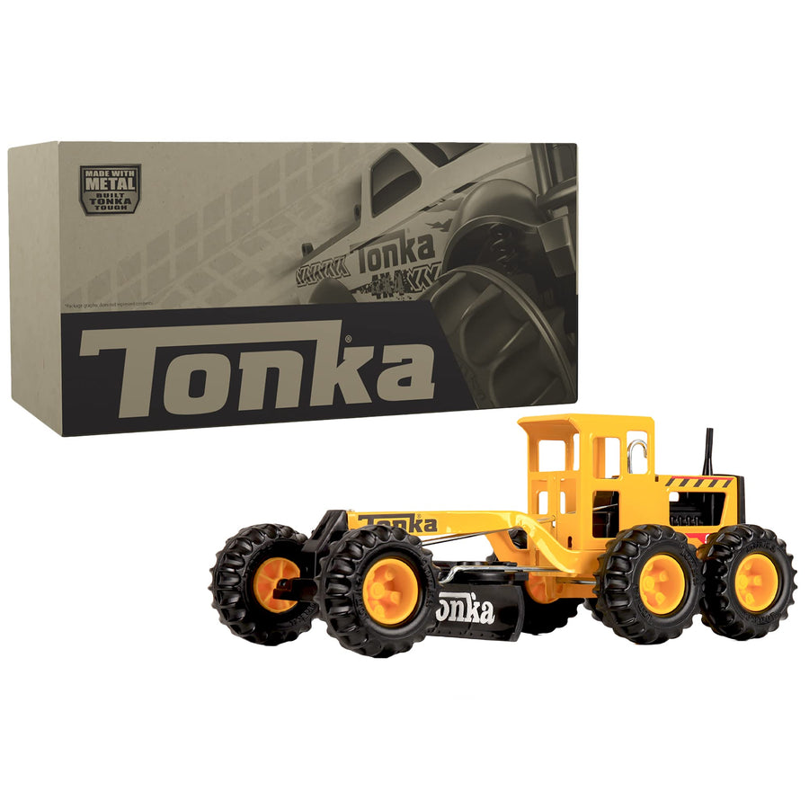 Tonka - Steel Classics Road Grader - Amazon Exclusive - Frustration Free Packaging
