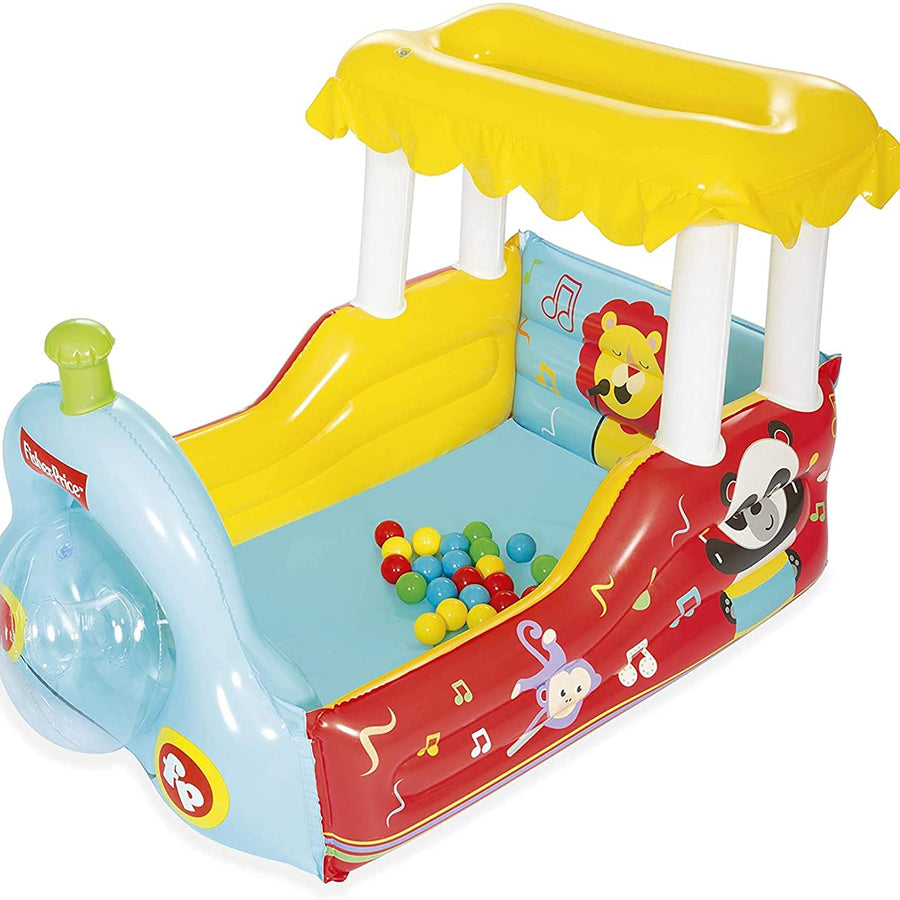 Bestway Fisher-Price Inflatable Ball Pit | Fun Train Theme | Indoor & Outdoor Play for Kids