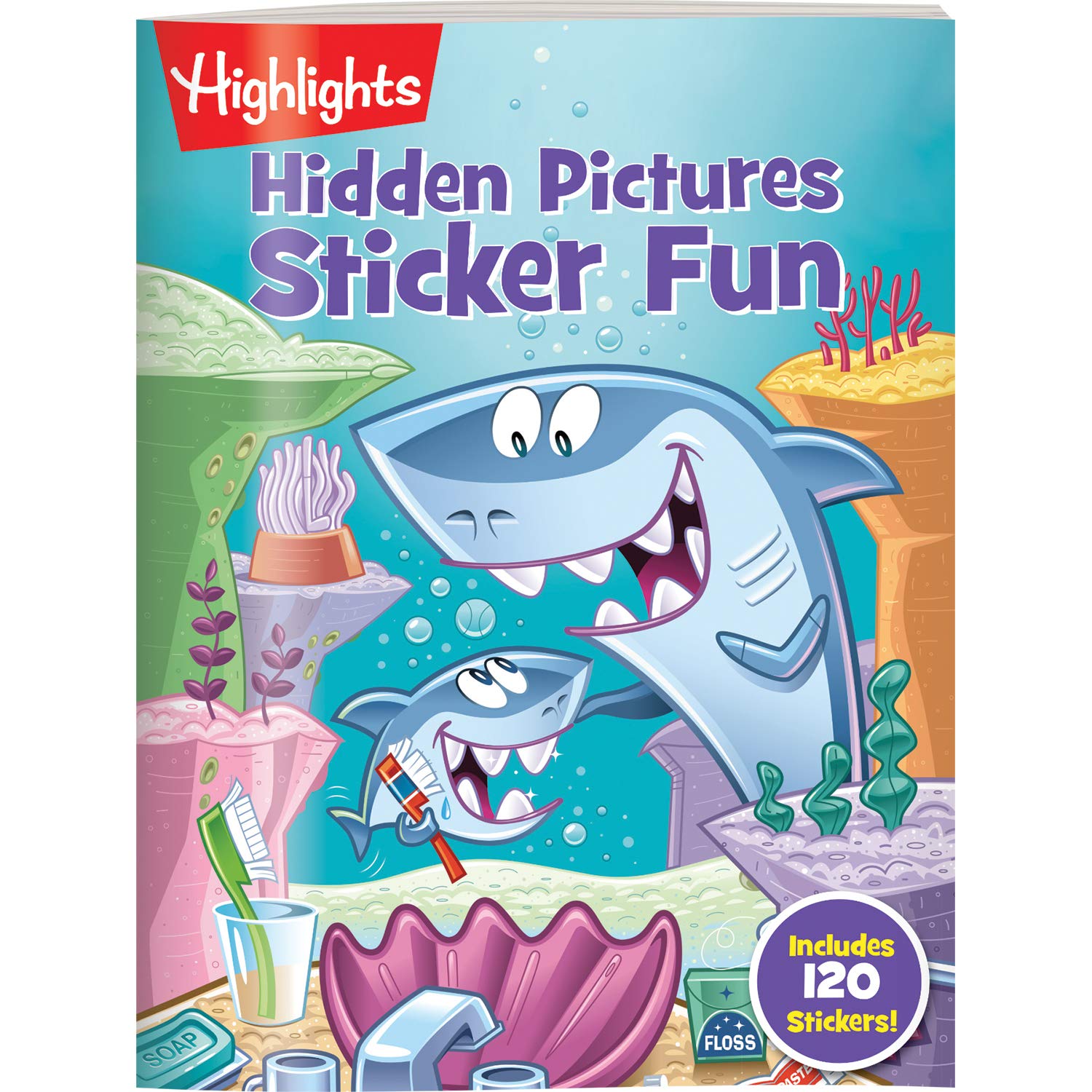 Highlights Hidden Pictures Sticker Fun 4-Book Set