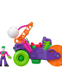Fisher-Price Imaginext DC Super Friends The Joker Steamroller, Figure and Vehicle Set for Preschool Kids Ages 3 Years & up
