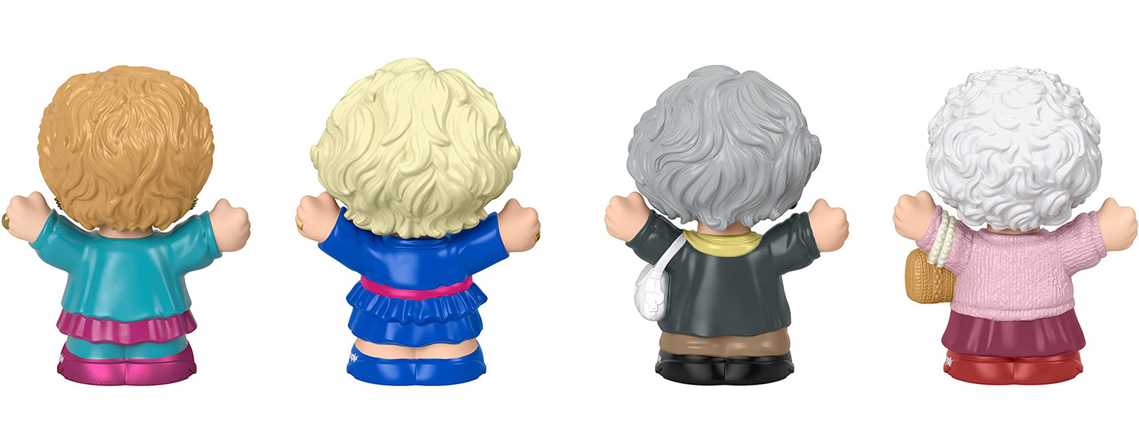 Fisher-Price Little People Collector The Golden Girls, Special Edition Figure Set Featuring 4 Lead Characters from The Classic TV Show