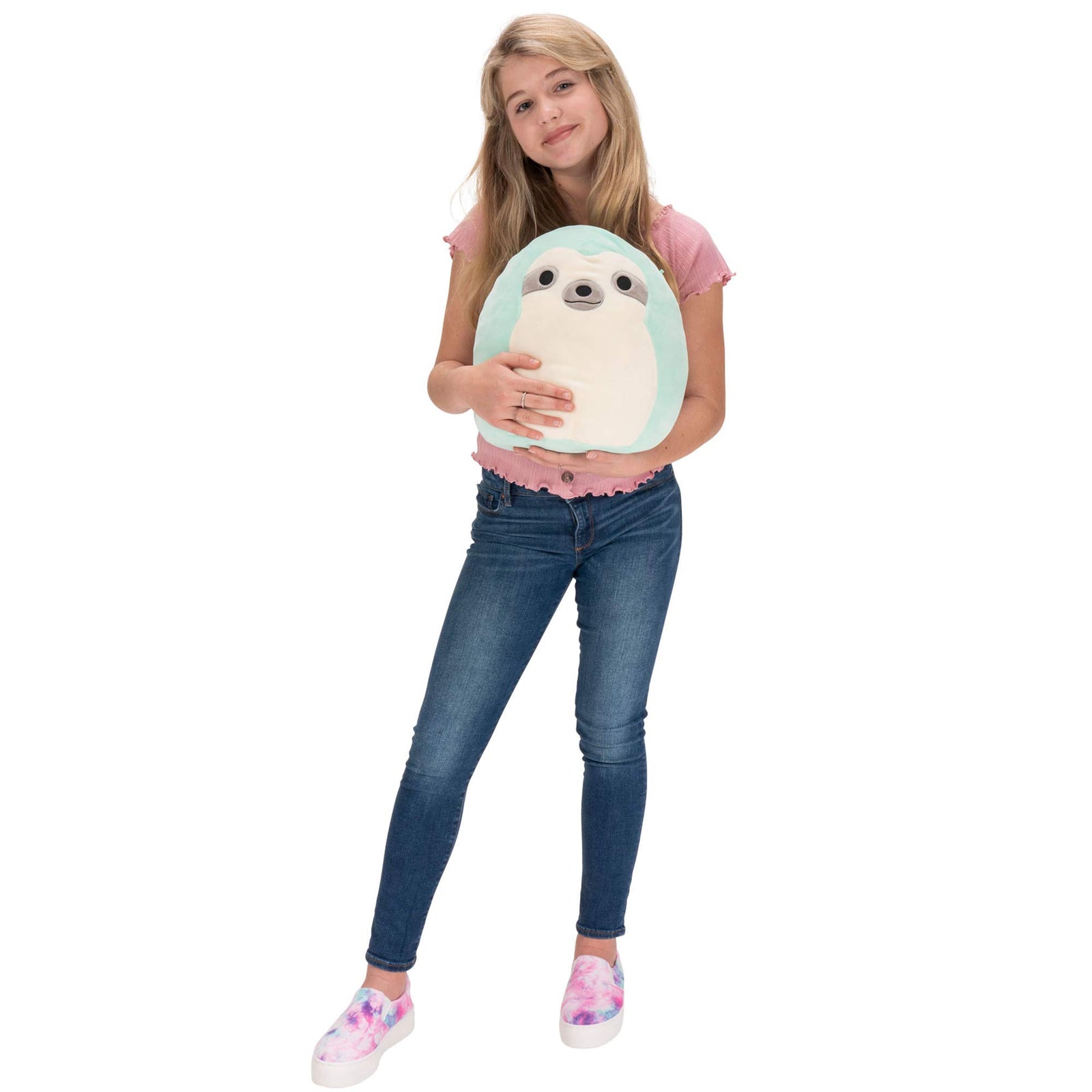 Squishmallow Official Kellytoy Plush 12" Aqua The Sloth- Ultrasoft Stuffed Animal Plush Toy