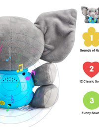 STEAM Life Plush Elephant Baby Toys - Newborn Baby Musical Toys for Baby 0 to 36 Months - Light Up Baby Toys for Infants Babies Boys Girls Toddlers Baby Gifts 0 3 6 9 12 Month
