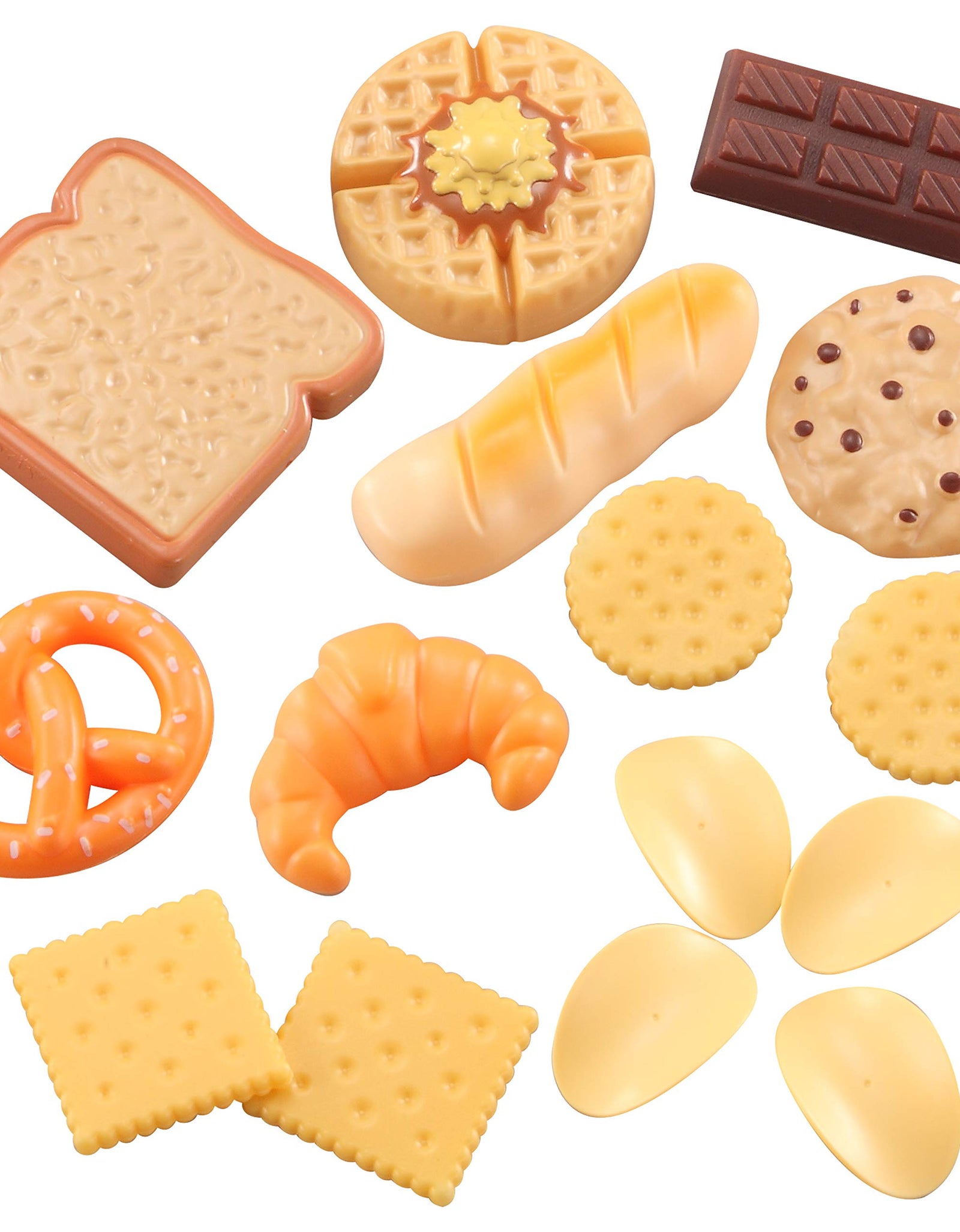 JOYIN 50 Pieces Kids Plastic Play Food Toys, Fake Food, Pretend Kitchen Playset, Toddler Imaginative Development Toys, Fun Educational Game Accessories, Bithday Gifts Party Supplies