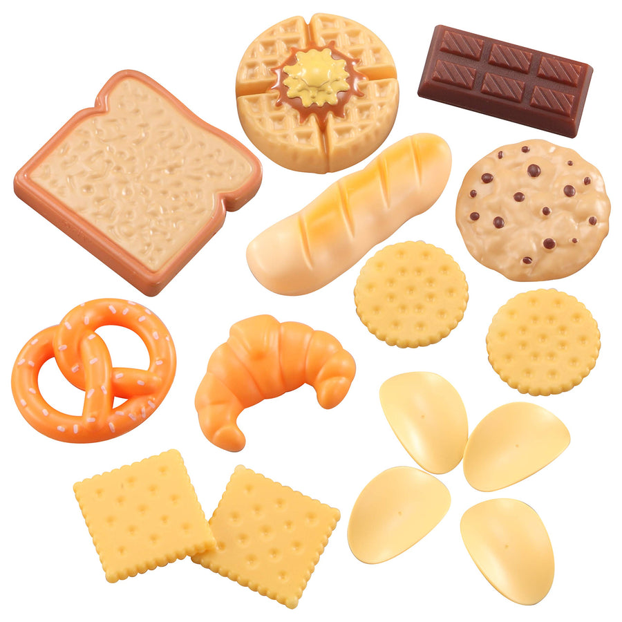 JOYIN 50 Pieces Kids Plastic Play Food Toys, Fake Food, Pretend Kitchen Playset, Toddler Imaginative Development Toys, Fun Educational Game Accessories, Bithday Gifts Party Supplies