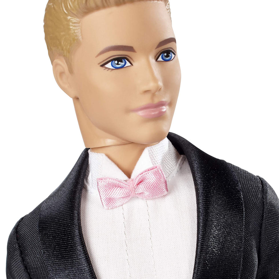 Barbie Fairytale Groom Ken Doll in Tuxedo [Amazon Exclusive], Brown/a