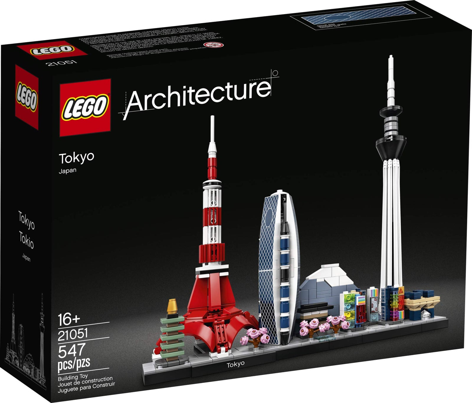 LEGO Architecture Skylines: Tokyo 21051 Building Kit, Collectible Architecture Building Set for Adults (547 Pieces)