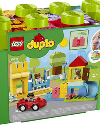 LEGO DUPLO Classic Deluxe Brick Box 10914 Starter Set with Storage Box, Great Educational Toy for Toddlers 18 Months and up (85 Pieces)
