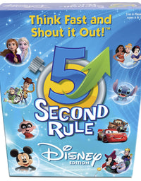 5 Second Rule Disney Edition — Fun Family Game About Your Favorite Disney Characters — Ages 6+

