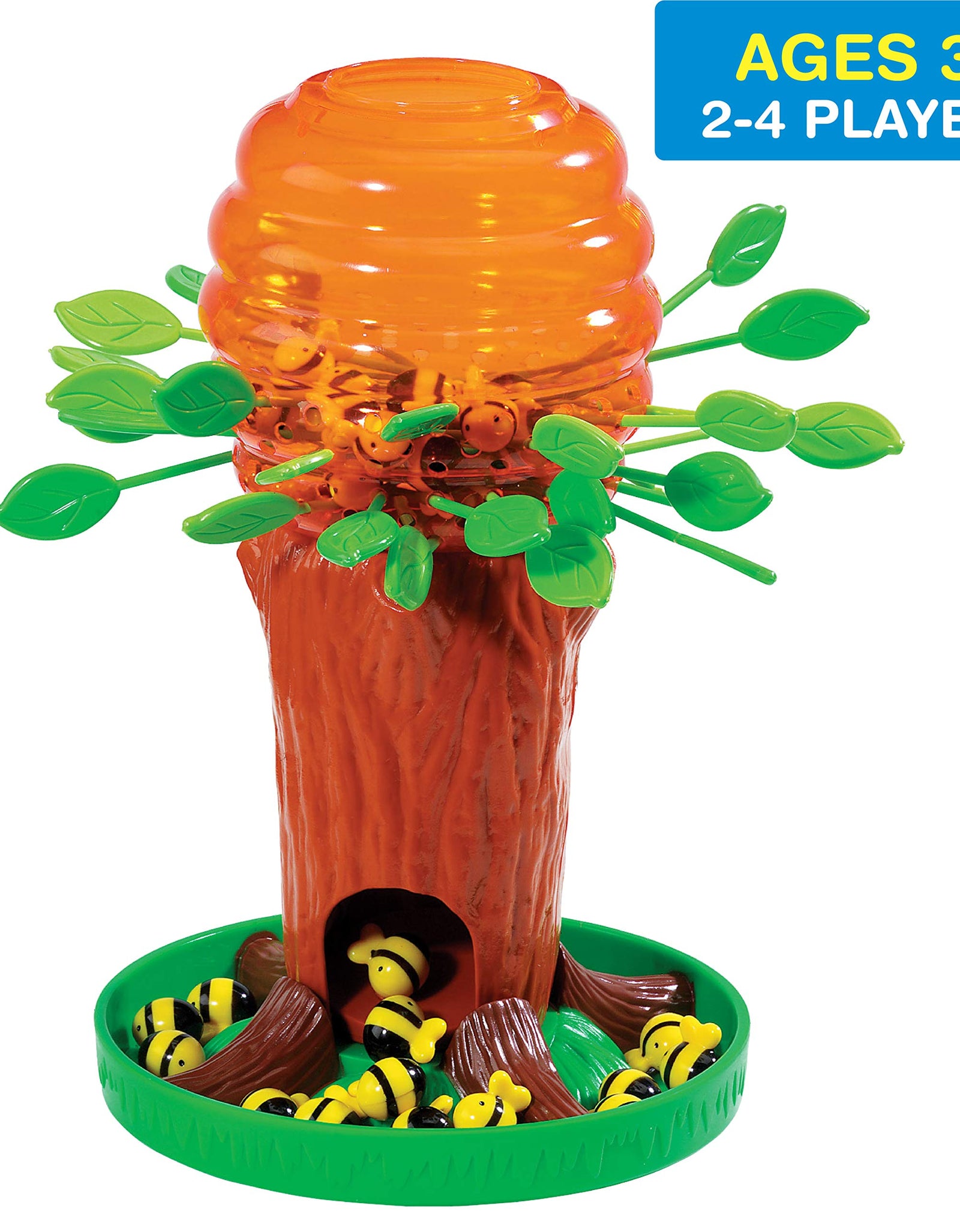 Game Zone Honey Bee Tree Game – Please Don’t Wake the Bees – 2 to 4 Players, Ages 3 and Up