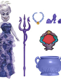 Disney Villains Ursula Fashion Doll, Accessories and Removable Clothes, Disney Villains Toy for Kids 5 Years Old and Up
