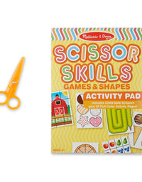 Melissa & Doug Scissor Skills Activity Book With Pair of Child-Safe Scissors (20 Pages)
