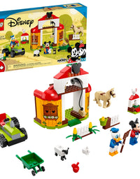 LEGO Disney Mickey and Friends Mickey Mouse & Donald Duck’s Farm 10775 Building Kit; A Creative Play Set for Kids; New 2021 (118 Pieces)
