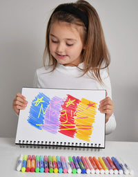 Marvin's Magic -x 25 Amazing Magic Pens - Colour Changing Magic Pen Art - Create 3D Lettering or Write Secret Messages - Includes 25 Magic Pens

