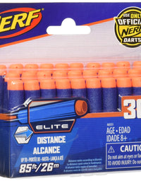 Nerf Darts 30 Pack Refill For Elite Blasters -- Official N-Strike Elite Darts -- For Kids, Teens, Adults , Blue
