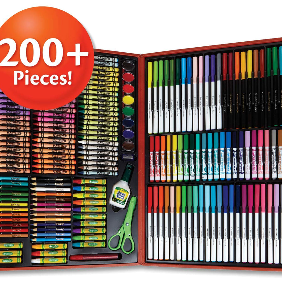 Crayola Masterworks Art Case, Over 200 Piece, Gift for Kids, Age 4, 5, 6, 7
