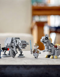 LEGO Star Wars at-at vs. Tauntaun Microfighters 75298 Building Kit; Awesome Buildable Toy Playset for Kids Featuring Luke Skywalker and at-at Driver Minifigures, New 2021 (205 Pieces)

