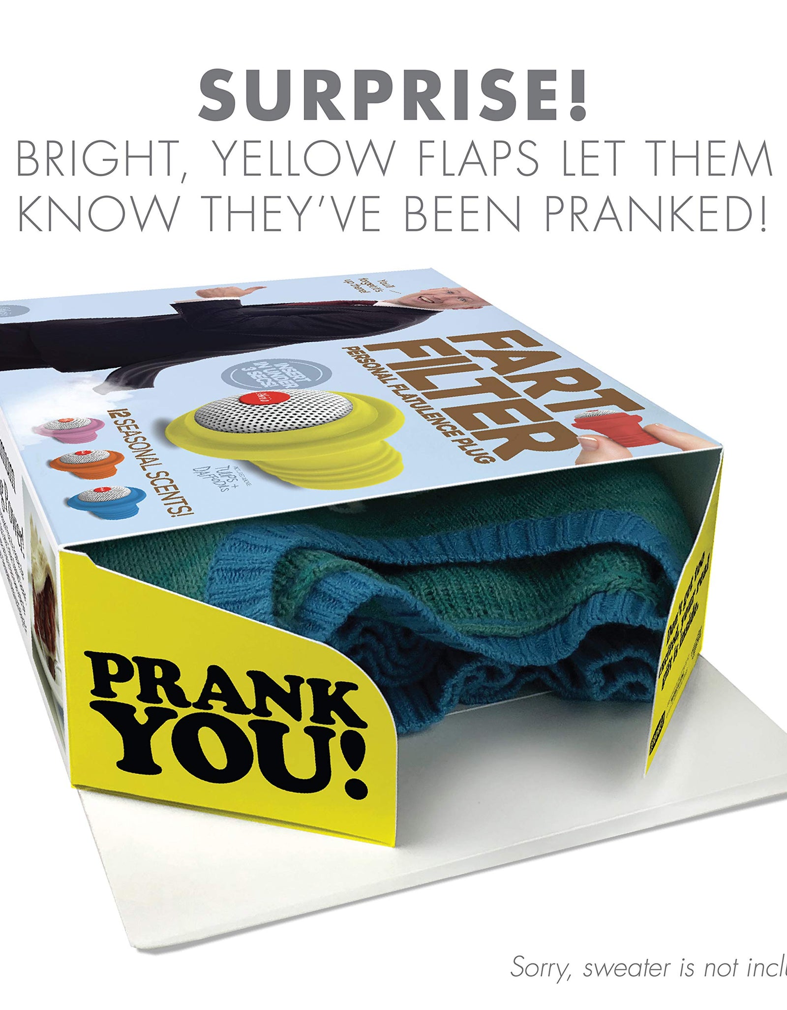 Prank Pack Roto Wipe | Wrap Your Real Gift in a Prank Funny Gag Joke Gift Box | Prank-O - The Original Prank Gift Box