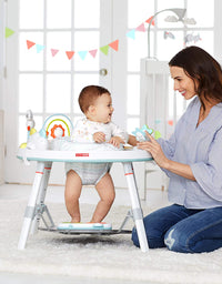 Skip Hop Baby Activity Center: Interactive Play Center with 3-Stage Grow-with-Me Functionality, 4mo+, Silver Lining Cloud
