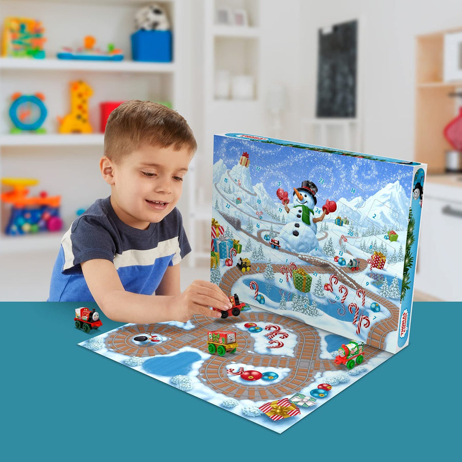 Fisher-Price Thomas & Friends MINIS Advent Calendar 24 miniature push-along toy trains