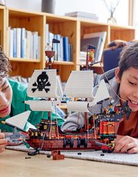 LEGO Creator 3in1 Pirate Ship 31109 Building Playset for Kids who Love Pirates and Model Ships, Makes a Great Gift for Children who Like Creative Play and Adventures (1,260 Pieces)
