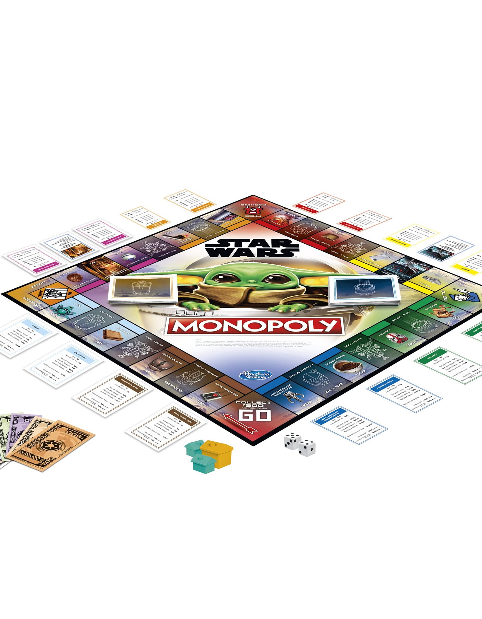 Monopoly: Star Wars The Child Edition Board Game for Families and Kids Ages 8 and Up, Featuring The Child, Who Fans Call Baby Yoda