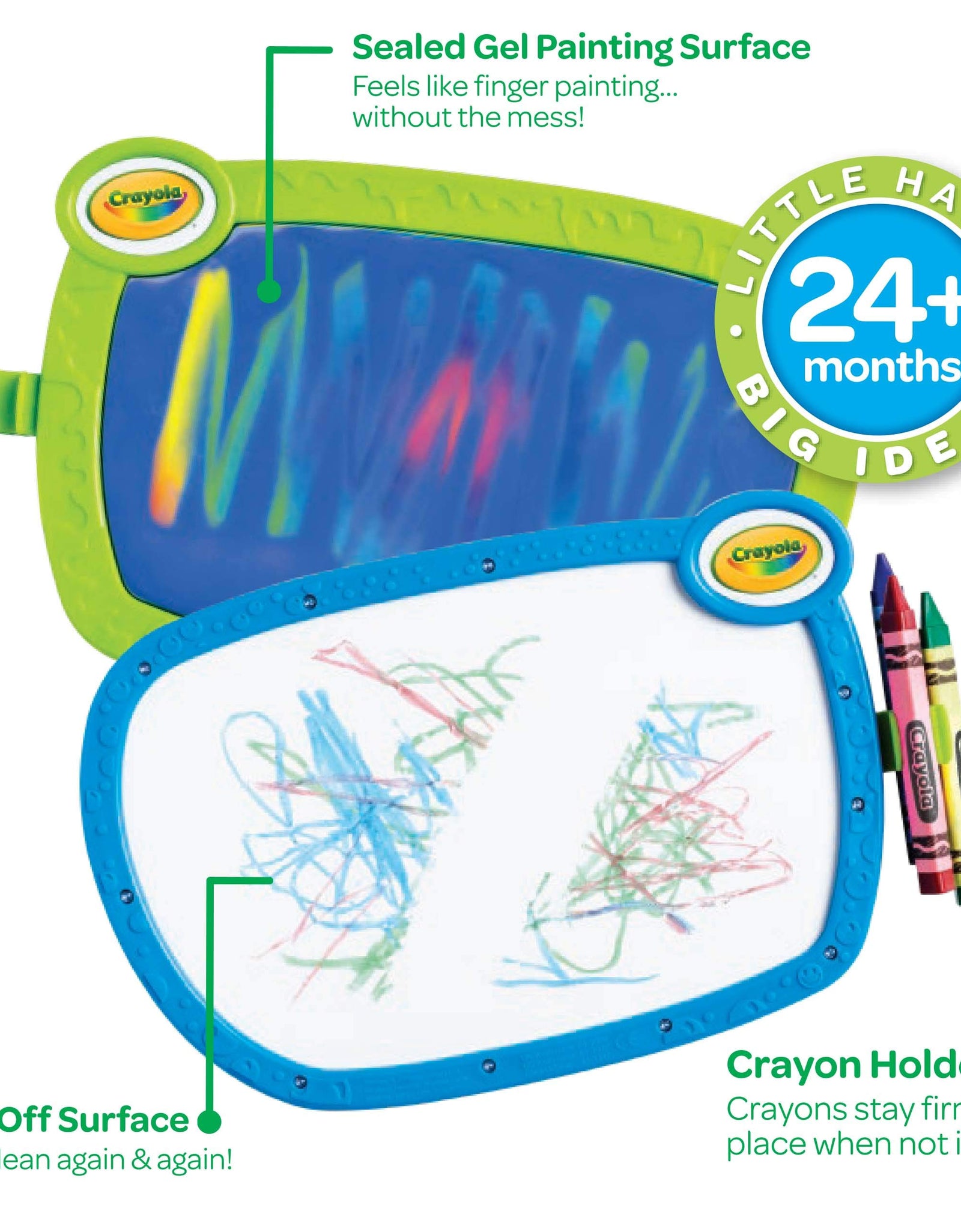 My First Crayola Double Doodle Board, Drawing Tablet, Toddler Toy, Gift